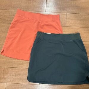 32 Degrees Coral and Teal Mini Skort Set